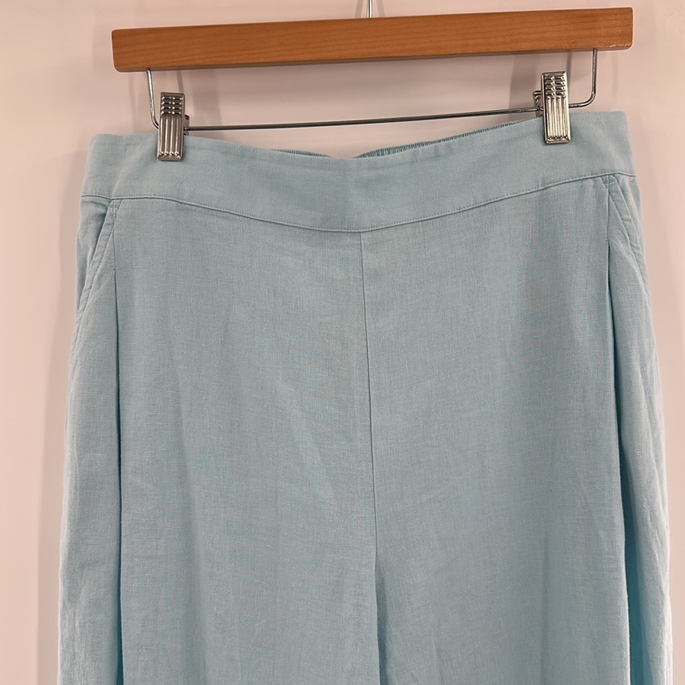 Madewell Pull-On Straight Crop Pant Blue Heron‎ 10 - Picture 6 of 9